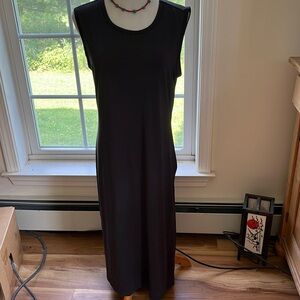Eastern Mountain Sports EMS sleeveless long dress women’s medium dark gray